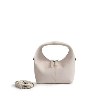 The mini bag trend is here to stay. The Rebecca leather bag in size small is crafted in genuine leather and fits all your necessities. Great for everyday use and date night! 

Genuine leather
Silver hardware 


 8.15" x 9.29" x 4.61" (20.7cm x 23.6cm x 11.7cm) 

2.2 lb
Top handle
Adjustable and removable strap
Imported

Fulfilled by our friends at Bob Oré 
*Please Note: 

Rewards cannot be applied to this product
This item is not eligible for returns 
This item cannot be shipped outside the U.S.
