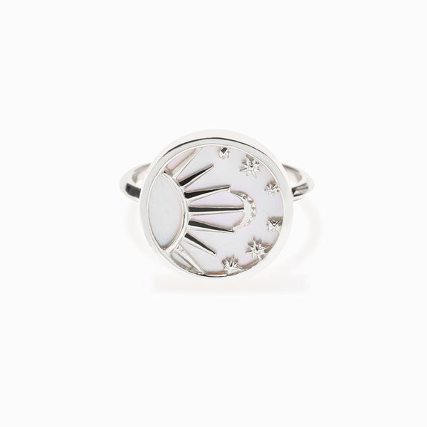Celestial Mother of Pearl Ring