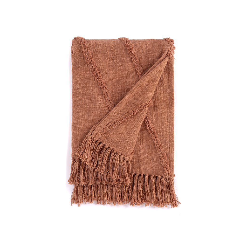 Haven Tufted Decorative Throw With Fringe