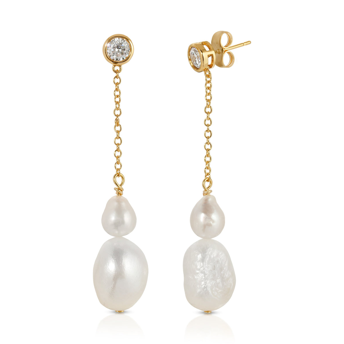 Finley Pearl Drop Earrings – CURATEUR