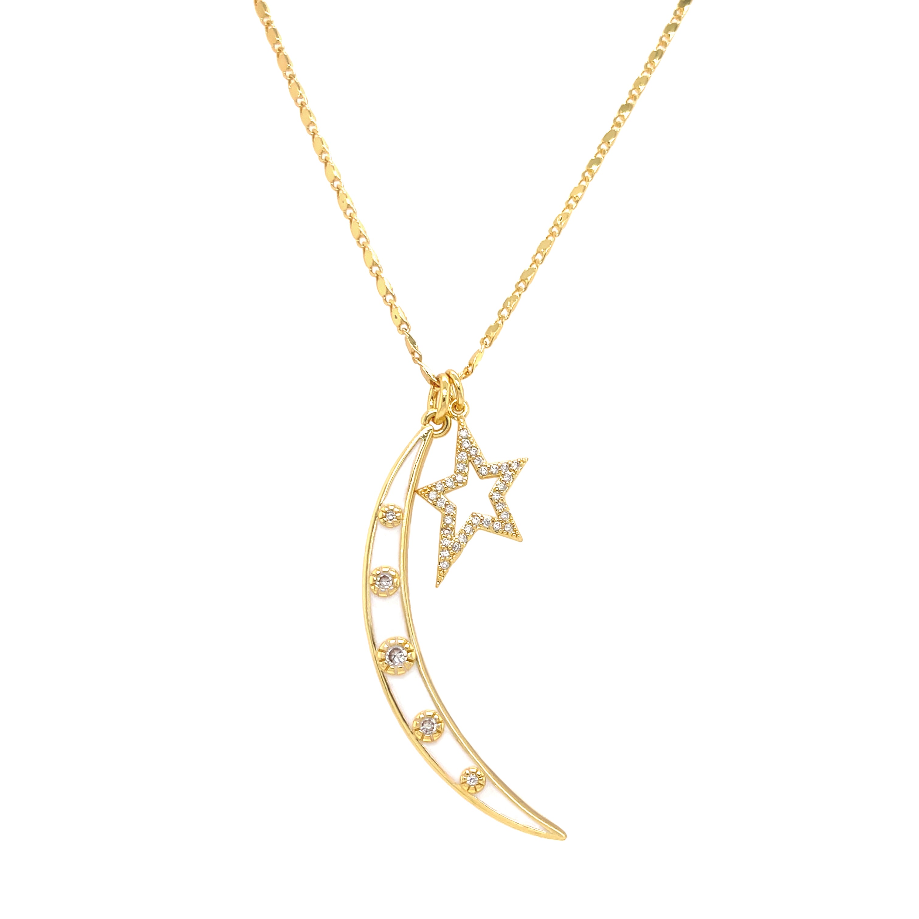 Moon & Star Necklace – CURATEUR